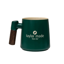 Load image into Gallery viewer, THREE PIECE CERAMIC LOGO INFUSER TEA MUG - TEAL