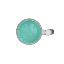 Load image into Gallery viewer, THREE PIECE CERAMIC INFUSER TEA MUG - WHITE