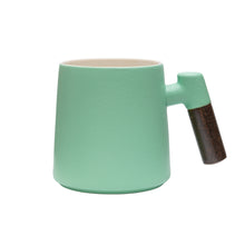 Load image into Gallery viewer, THREE PIECE CERAMIC INFUSER TEA MUG - MINT