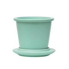 Load image into Gallery viewer, THREE PIECE CERAMIC INFUSER TEA MUG - MINT