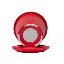 Load image into Gallery viewer, THREE PIECE CERAMIC INFUSER TEA MUG - RED