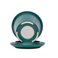 Load image into Gallery viewer, THREE PIECE CERAMIC INFUSER TEA MUG - TEAL
