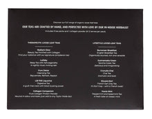 Load image into Gallery viewer, Rear cover of Discovery Box with brief description of each product.