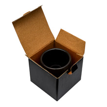 Load image into Gallery viewer, Double-Walled Ceramic Tea/Coffee Cup - Black
