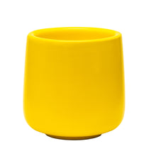 Load image into Gallery viewer, Double-Walled Ceramic Tea/Coffee Cup - Yellow
