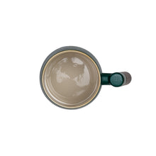 Load image into Gallery viewer, THREE PIECE CERAMIC INFUSER TEA MUG - TEAL
