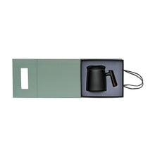 Load image into Gallery viewer, THREE PIECE CERAMIC INFUSER TEA MUG - BLACK

