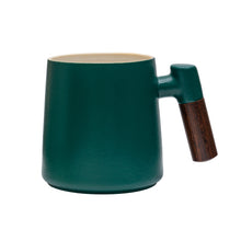 Load image into Gallery viewer, THREE PIECE CERAMIC INFUSER TEA MUG - TEAL
