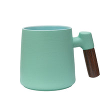 Load image into Gallery viewer, THREE PIECE CERAMIC INFUSER TEA MUG - MINT
