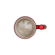 Load image into Gallery viewer, THREE PIECE CERAMIC INFUSER TEA MUG - RED
