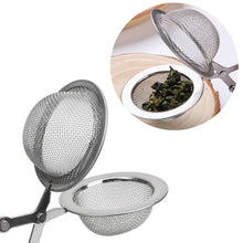 Load image into Gallery viewer, View of open grip tea infuser. Grip tea infuser. Tea infuser. Easy tea infuser. Cheap tea infuser. Tea infuser for loose leaf tea. One handed tea infuser. Easy tea infuser.  
