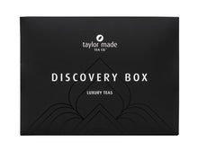 Load image into Gallery viewer, Front Cover of Discovery Box. Luxury Teas with logo.
